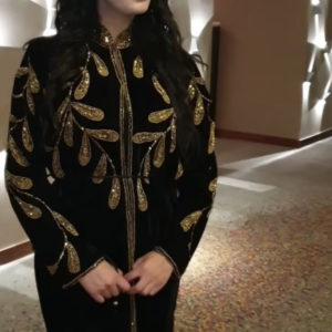 Didi Velvet Opened Abaya