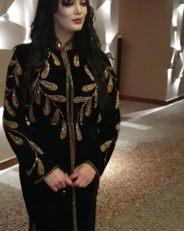 Didi Velvet Opened Abaya