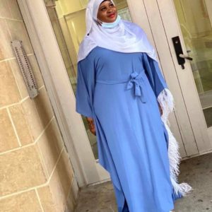 Ifarati One-sided Feather Dress