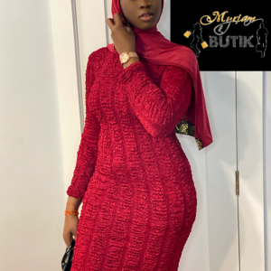 MYRY ESSENTIAL BODYCON-BURGUNDY