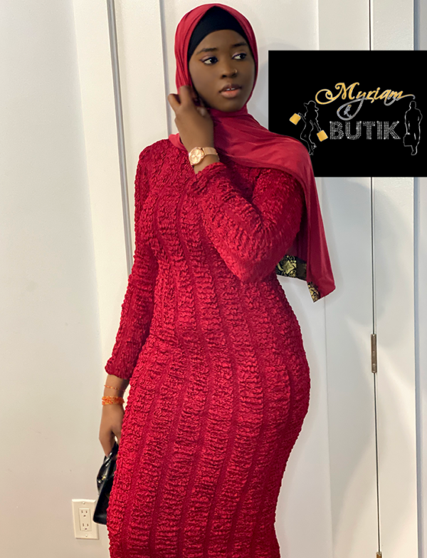 MYRY ESSENTIAL BODYCON-BURGUNDY