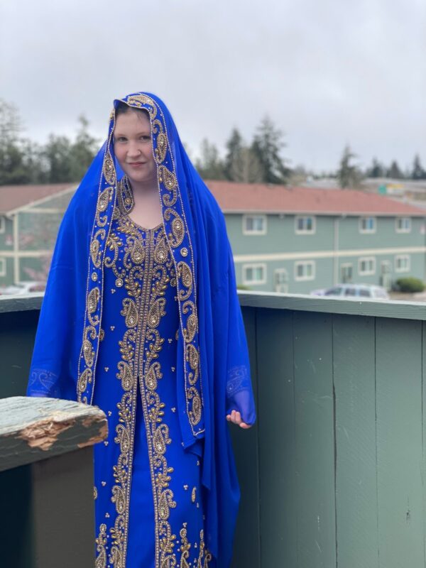 KAFTAN AMIZO- BLUE - Image 5