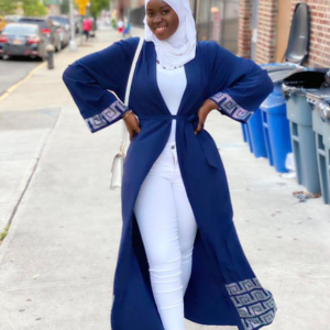 ASTOU NAVY ABAYA