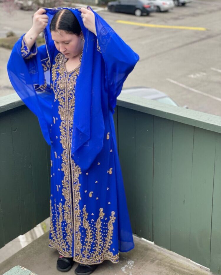 KAFTAN AMIZO- BLUE