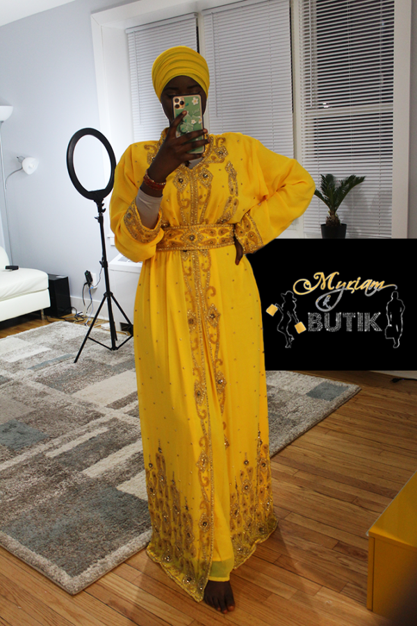 Royal Belted Dress - Image 3