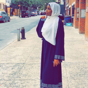 ASTOU NAVY ABAYA