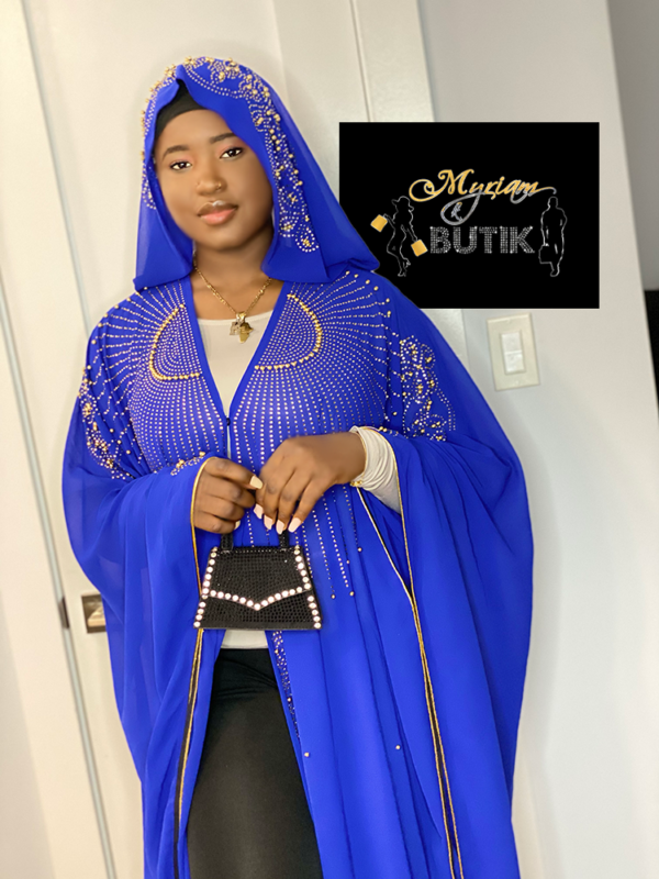 MIMI FRONT-OPENED CAPE ABAYA - Image 3