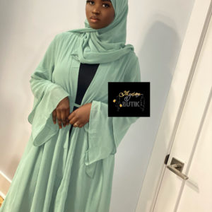 KEEPIN’IT SIMPLE ABAYA-MINT