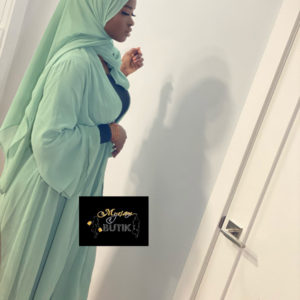 KEEPIN’IT SIMPLE ABAYA-MINT