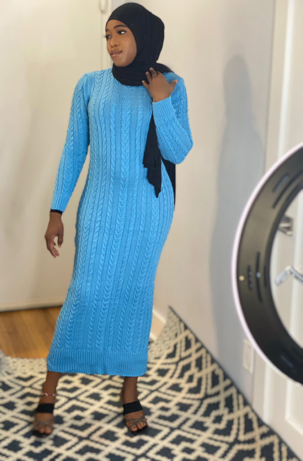 RAYNA SWEATER SET-SKY BLUE - Image 2