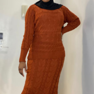 KNIT SWEATER SET