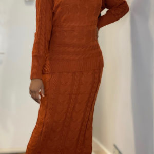 KNIT SWEATER SET
