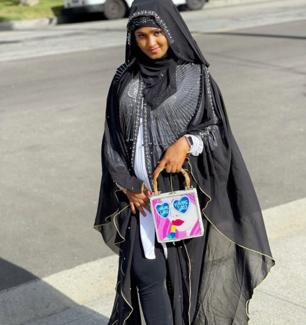 MIMI FRONT-OPENED CAPE ABAYA - Image 2