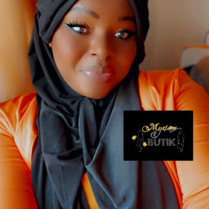 BINTA FAUX HAIR-BLACK-NUDE-ROYAL BLUE