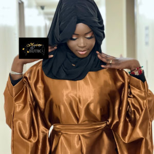 BINTA FAUX HAIR-BLACK-NUDE-ROYAL BLUE