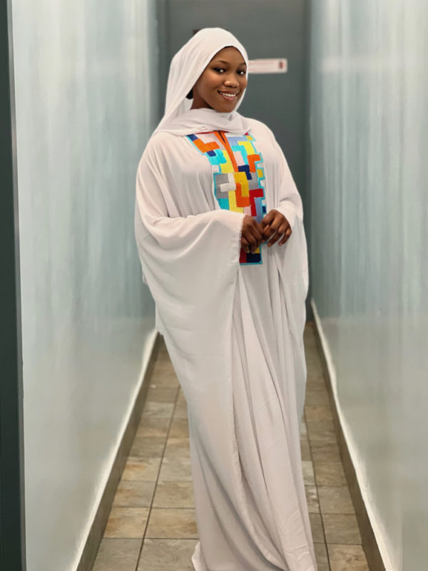 LAYLA BOUBOU CREPE-WHITE - Image 5