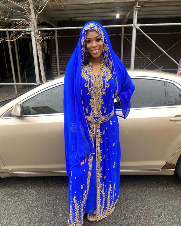 KAFTAN AMIZO- BLUE - Image 2