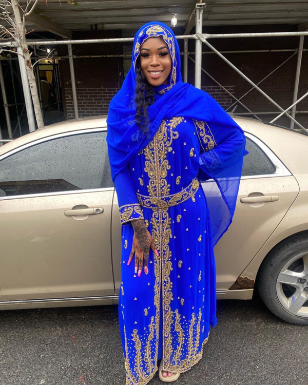 KAFTAN AMIZO- BLUE - Image 3
