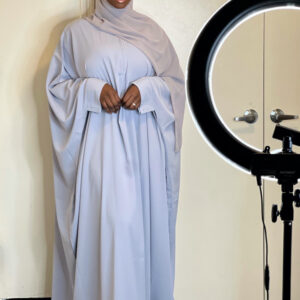 AMIZO BUTTERFLY ABAYA-GRAY
