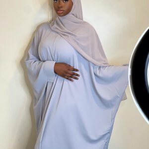 AMIZO BUTTERFLY ABAYA-GRAY
