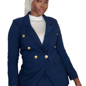 AMIZO NAVY SLIM PANT SUIT