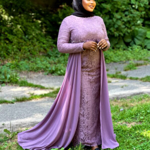 MADINA LACE EVENING DRESS