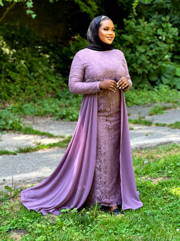 MADINA LACE EVENING DRESS - Image 2