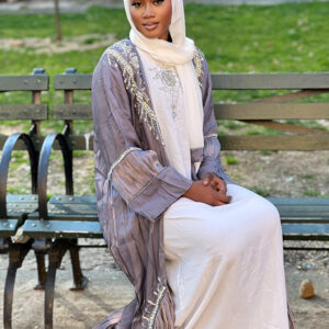 BEBE 2 PIECES DIAMOND ABAYA