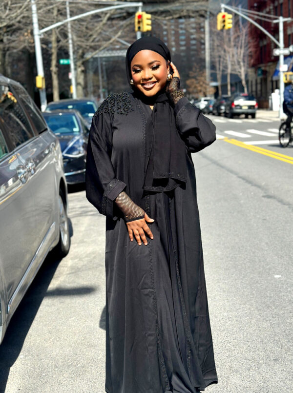 ALL BLACK ABAYA - Image 3