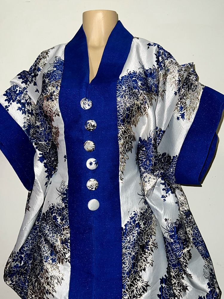 Ama Rich Auntie Boubou Royal Blue