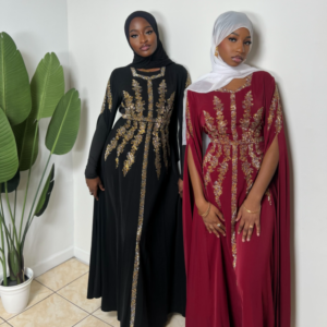 Lina Snatched Maxi Dress, Elegant Split Sleeves