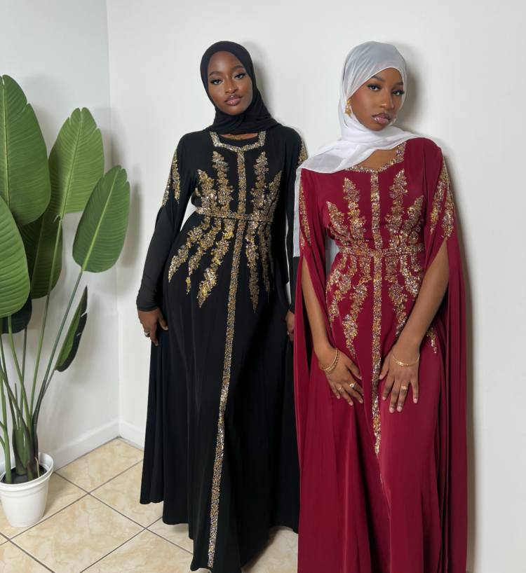Lina Snatched Maxi Dress, Elegant Split Sleeves