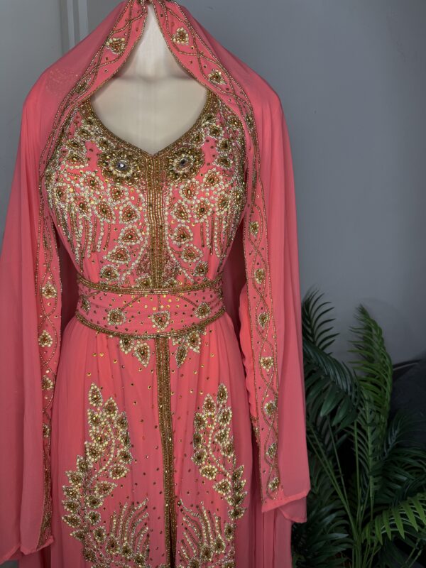 KAFTAN FATOUMA PANT SET PINK - Image 5