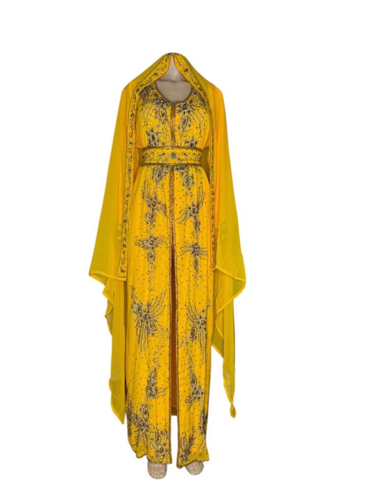 KAFTAN FATOUMA PANT SET YELLOW